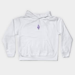 Watercolor Lavender Kids Hoodie